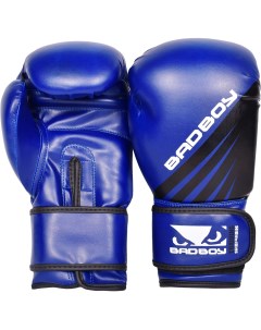 Боксерские перчатки Training Series Impact Boxing Gloves Blue Black 16 унций Bad boy