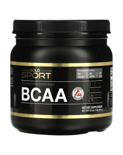 BCAA Powder AjiPure Branched Chain Amino Acids 16 oz 454 g California gold nutrition