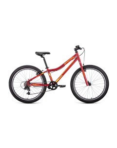 Велосипед Titan 1 0 6 скоростей ростовка 12 красный жёлтый 24 Forward