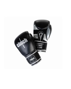 Перчатки боксёрские Punch 2 0 чёрно серебристые 16 унций Clinch