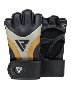 Перчатки для ММА Grappling Gloves AURA T 17 Golden Black M Rdx
