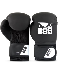 Боксерские перчатки Active Boxing Gloves черный белый 16 унций Bad boy