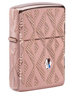 Зажигалка Armor Geometric 49702 с покрытием Rose Gold Zippo