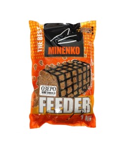 Прикормка Feeder Озеро меланжевый 1 кг Minenko