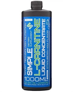 L Carnitine Simple Liquid 120000 1000 мл Strawberry Kiwi Sport technology nutrition