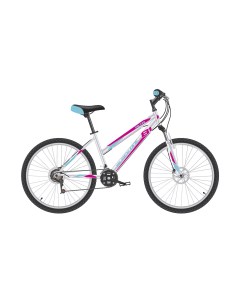 Велосипед Alta 26 D 2022 18 белый розовый голубой Black one