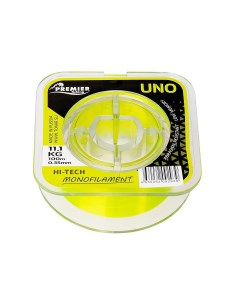 Леска UNO 0 35mm 100m F Yellow Nylon PR U Y 035 100 Premier fishing
