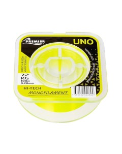 Леска UNO 0 28mm 100m F Yellow Nylon PR U Y 028 100 Premier fishing