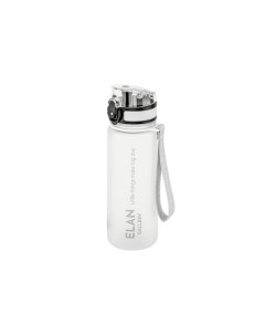 Бутылка для воды Style Matte 500 мл 6 5х6 5х23 см белая Elan gallery