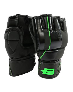Перчатки для ММА B series черно зеленые р M Boybo