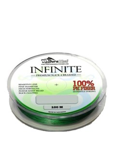 Шнур INFINITE 4X 150 м темно зеленый 3 0 28мм 43lbs Duraking