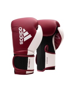Перчатки боксерские Hybrid 150 бордово белые 10 унций Adidas