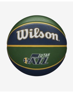 Мяч баскетбольный NBA Team Tribute Utah Jazz размер 7 сине зелёный Wilson