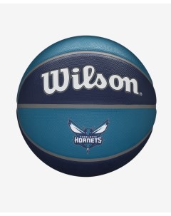 Мяч баскетбольный NBA Team Tribute Charlotte Hornets размер 7 сине голубой Wilson