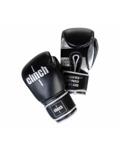 Перчатки боксёрские Punch 2 0 чёрно серебристые 14 унций 1 пара Clinch