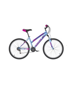 Велосипед Alta 26 2022 16 голубой розовый фиолетовый Black one