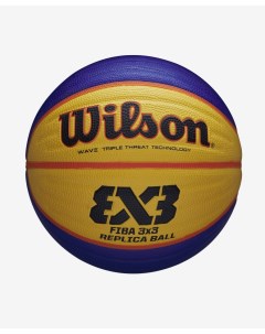 Мяч баскетбольный FIBA 3X3 Replica размер 6 желто синий Wilson