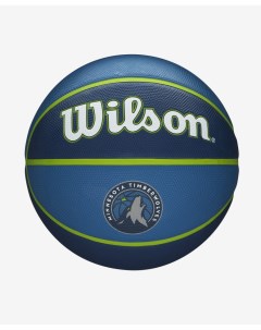 Мяч баскетбольный NBA Team Tribute Minnesota Timberwolves размер 7 сине голубой Wilson