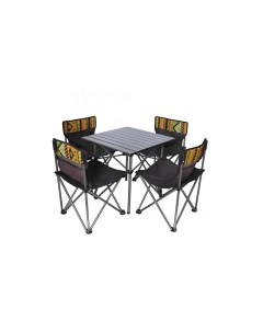 Набор MIMIR4B1 раскладной стол туристический с 4 стульями Mircamping