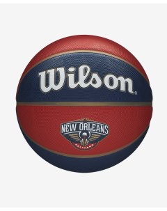 Мяч баскетбольный NBA Team Tribute New Orleans Pelicans размер 7 красно синий Wilson
