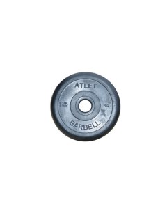 Диск для штанги Atlet 1 25 кг 51 мм черный Mb barbell