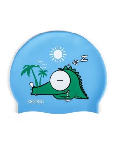 Шапочка для плавания детская силиконовая YM 3920 крокодил Copozz