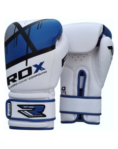 Перчатки боксерские BOXING GLOVE BGR F7 BLUE синий искусственная кожа 10oz Rdx