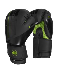 Перчатки боксёрские BoyBo B Series флекс цвет чёрный зелёный 10 унций Nobrand