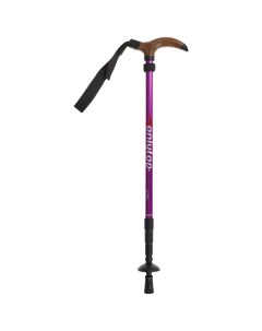 Палка для скандинавской ходьбы телескопическая фиолетовый Onlitop