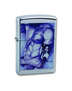 Бензиновая зажигалка Classic 250 Body Tattoo High Polish Chrome Zippo