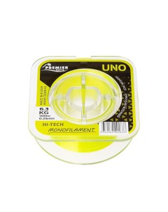Леска UNO 0 25mm 100m F Yellow Nylon PR U Y 025 100 Premier fishing