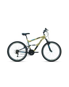 Велосипед MTB FS 26 1 0 2021 18 бежевый черный Altair