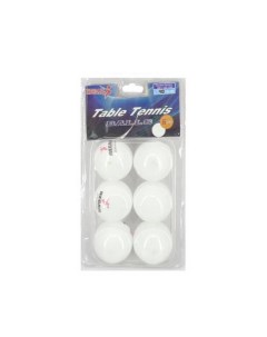 Мячи для настольного тенниса 121754 TN белый 6 шт Junfa toys