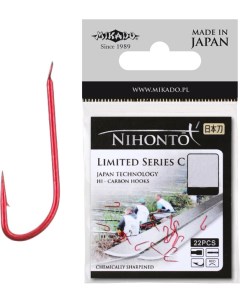 Рыболовные крючки Nihonto Limited Series C 24 22 шт Mikado