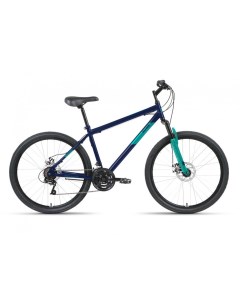 Велосипед MTB HT 2 0 D 2022 17 темно синий бирюзовый Altair