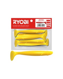 Мягкая силиконовая приманка риппер SKYFISH 71mm CN004 sweet melon 5 шт Ryobi