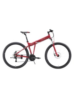 Велосипед Cobra 29 2 D 2023 красный серый черный 18 Stark