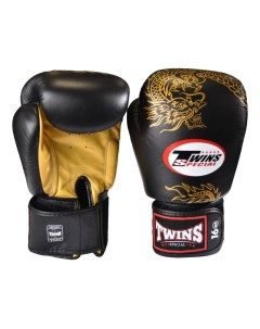 Боксерские перчатки Special FBGV 6G Boxing gloves Black 16 унций Twins