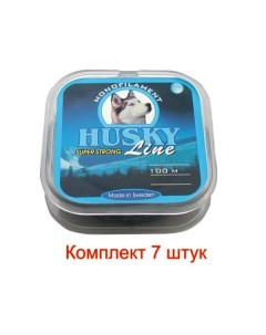 Леска для рыбалки HUSKY SUPER STRONG 0 18mm 100m 7 штук Balsax