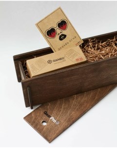 Подарочный набор нож by Ganzo в деревянной коробке F759M OR knifebox Firebird