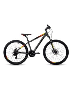 Велосипед Ideal 26 23г 14 5 серый оранжевый Aspect