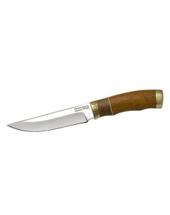Туристический нож Шерхан коричневый латунь Витязь
