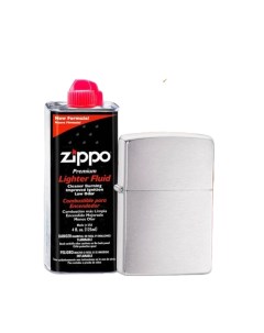 Зажигалка Brushed Chrome Топливо 125 мл Zippo