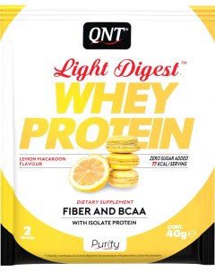 Протеин Whey Protein Light Digest 40 г lemon macaroon Qnt