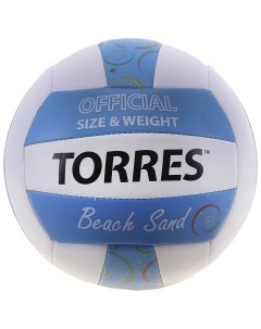 Волейбольный мяч Beach Sand 5 sand blue Torres