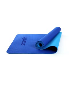 Коврик для йоги FM 201 темно синий синий 173 см 4 мм Starfit