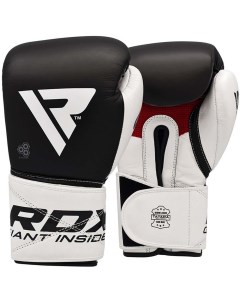 Перчатки боксерские S5 LEATHER BOXING SPARRING GLOVES черный натуральная кожа 14oz Rdx