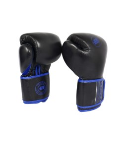 Перчатки боксерские Rage BBG200 кожа черно синие 12 oz Boybo
