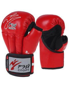 Перчатки для рукопашного боя Fight 2 С4КС красные M 10 ун Рэй-спорт