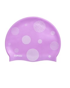 Шапочка для плавания силиконовая YM 3823 bubble пурпурная Copozz